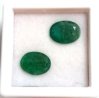 2x émeraudes 3.99 ct - Valeur 280.- Fr