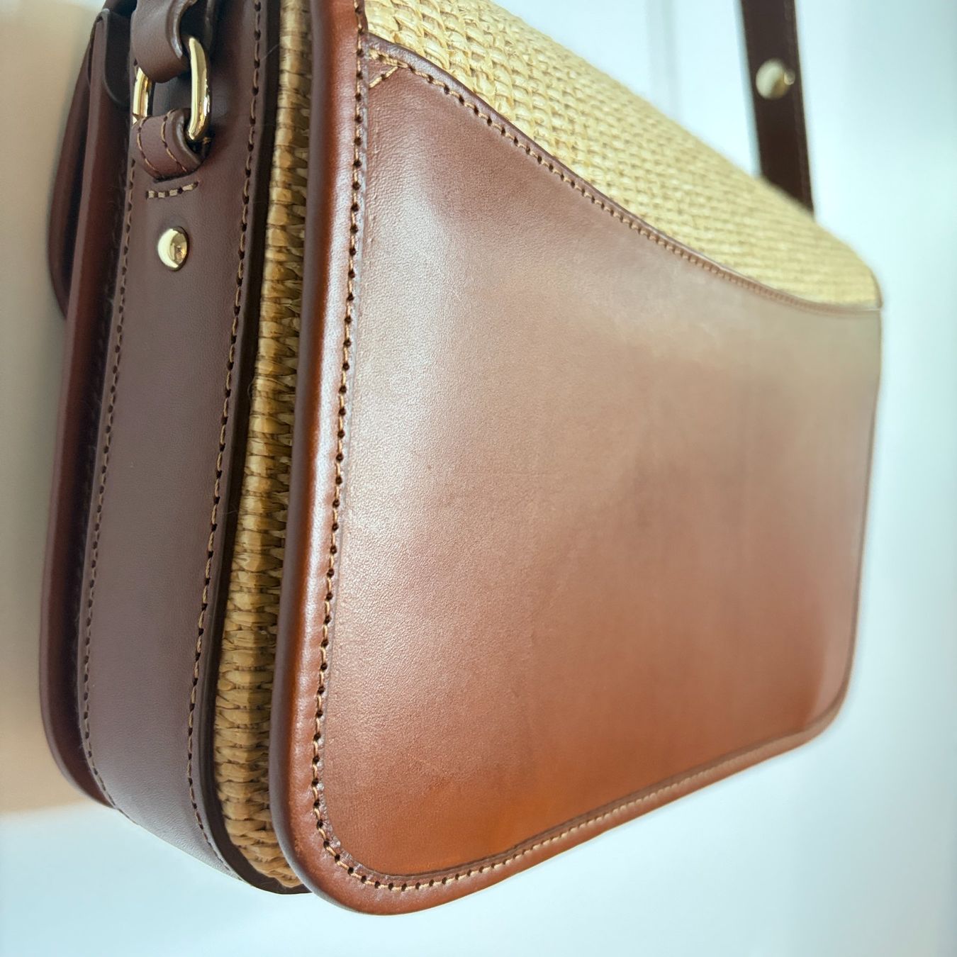 Sezane Borse da donna: Sézane Milo Raffia in Bast/Leder, Sommertasche – Usato da Zürich venduto da bombvoyage 8