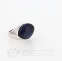 BACCARAT GALEA RING GR. 53 - 925 STERLINGSILBER BLAU NEU