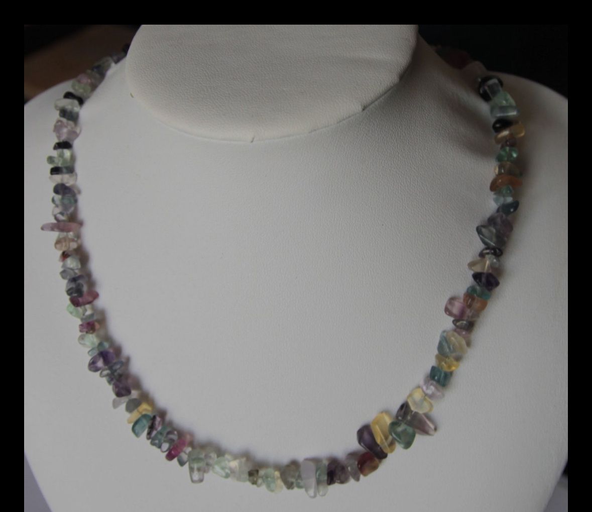 Catenine: Fluorit Kette  Edelsteinschmuck – Nuovo (secondo la descrizione) da Biberist venduto da Mi58