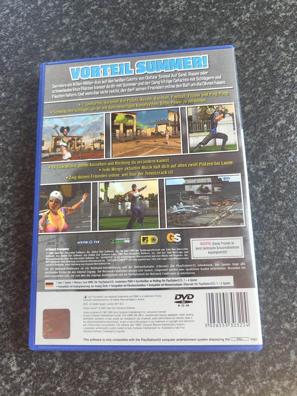 Sony Giochi: Outlaw Tennis - PS2 – Usato da Attiswil venduto da JP1291 1