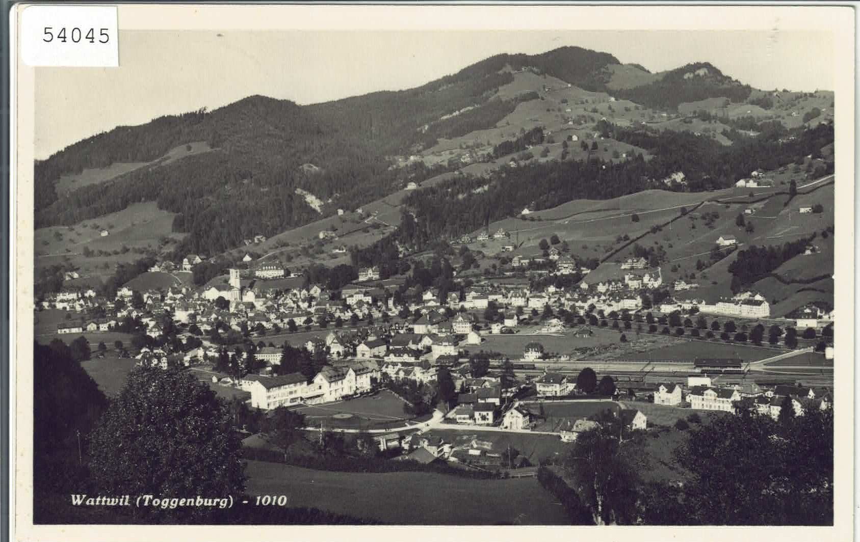 Cartoline postali: Wattwil Toggenburg - Generalansicht – Usato da Ettingen venduto da Kartenplanet