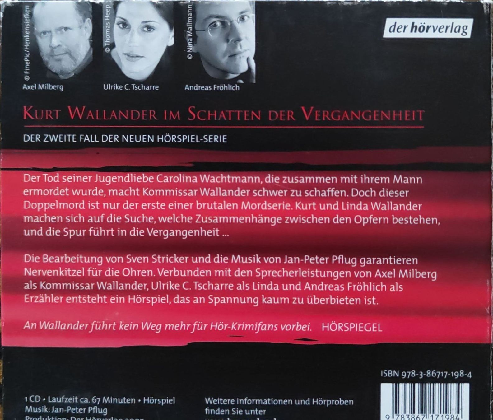 CD: Lesung Wallander; Eiskalt wie der Tod (Henning Mankell) – Usato da Burg AG venduto da Franklin5736 1