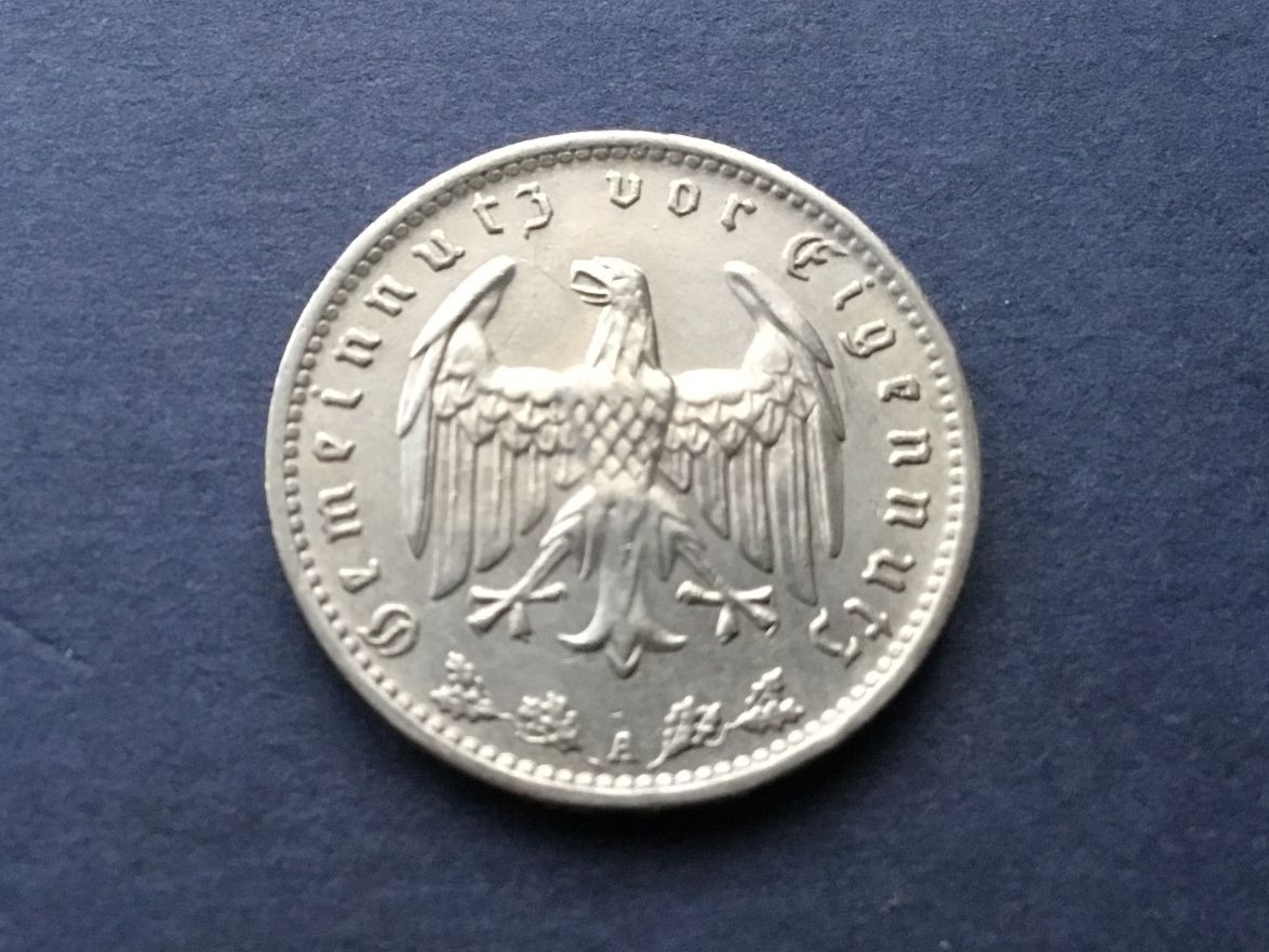 Tutti le monete: 1 Reichsmark 1935 A.   VZ ++ – Usato da St. Margrethen SG venduto da alfapeugeot10 2