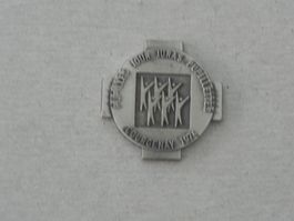 Abzeichen Brosche Medaille Courgenay Jura JU 1974 Turnfest