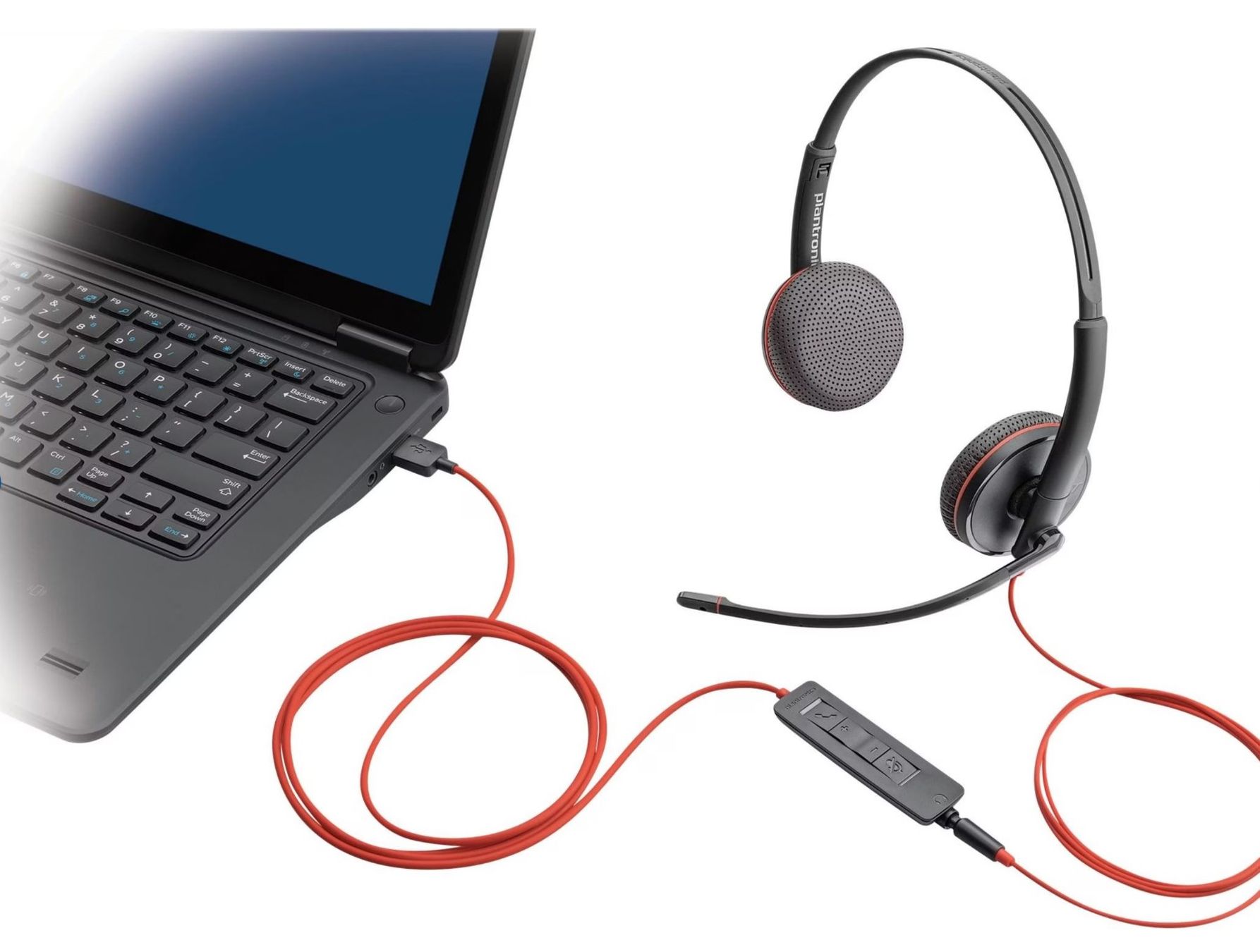 Plantronics Kopfhörer: Headset - POLY Blackwire 3325 USB-A – Neu und originalverpackt aus Emmen von Highlife_Technik 1
