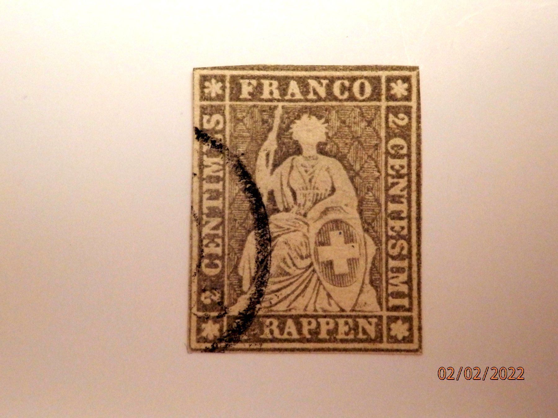 Alle Briefmarken: Strubel: ZNr. 21G, Kat. CHF 750.00 – Gebraucht aus Ueberstorf von dinbau