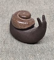 Keramik Schnecke 🐌 Deko Figur, Vintage Stil