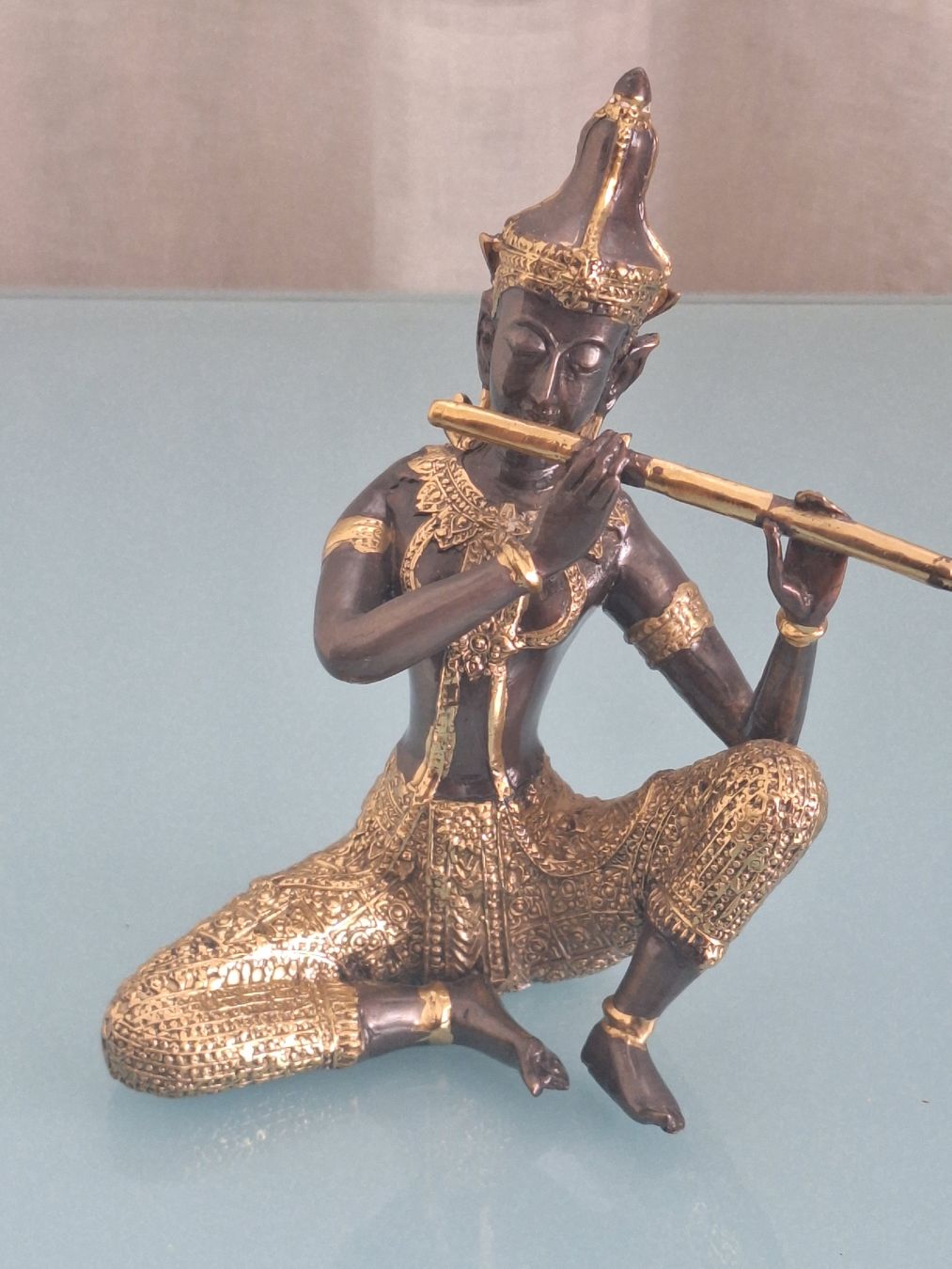 Sculture & Statue: Thai - Buddha Cast Brass ? Statue Unmarked Maker – Usato da Winterthur venduto da juszku