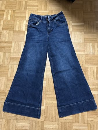 Jeans Next wide leg vita alta blu taglia EU 38 usati
