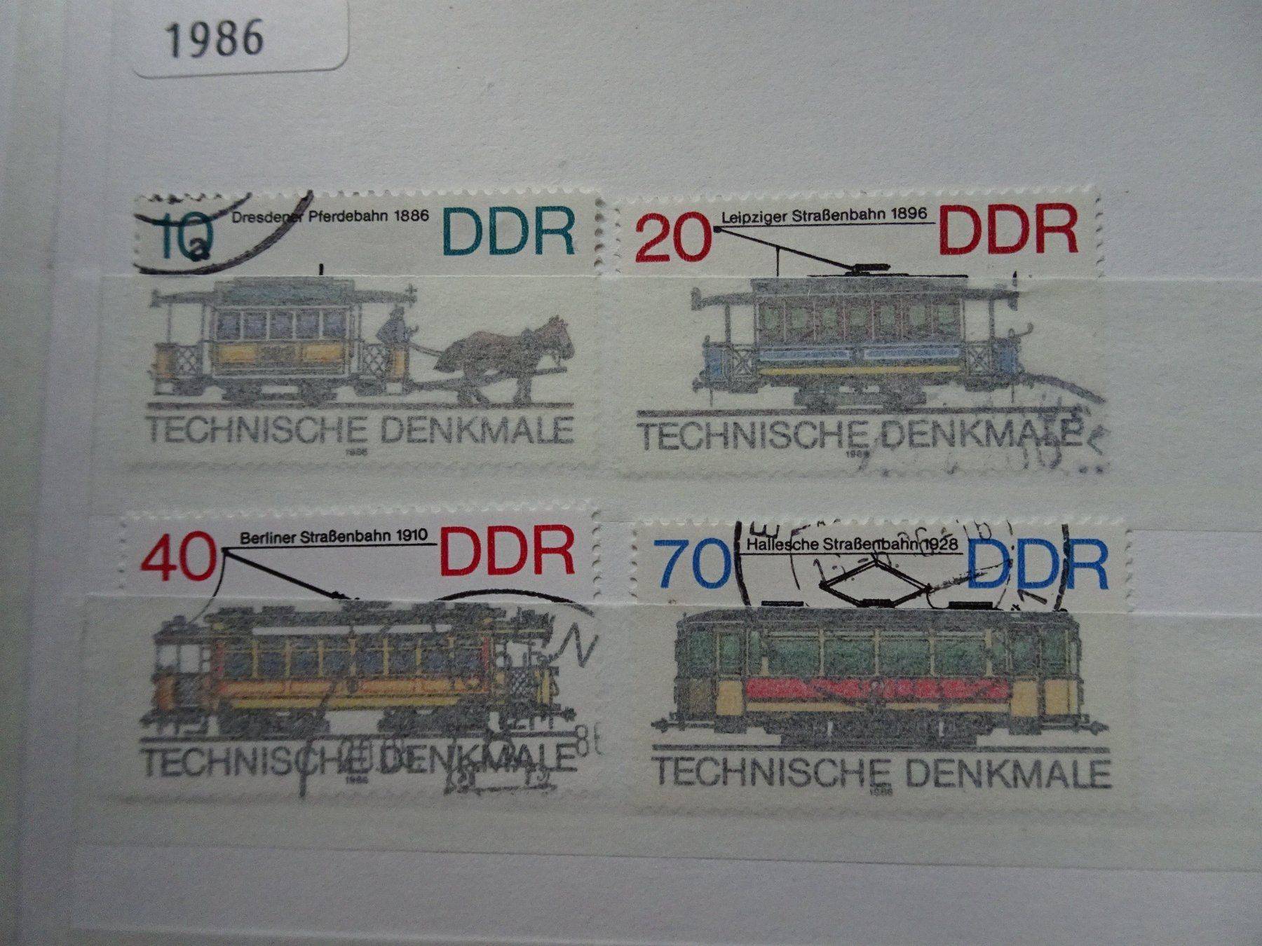 Tutti i francobolli: DDR 1986 – Usato da Aadorf venduto da Chnorli-Furz 1