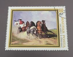 Ungarn Gemälde briefmarke