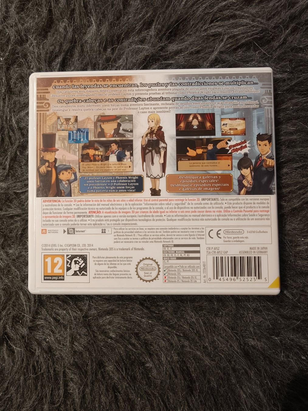 Nintendo Giochi: PAL Nintendo 3DS Professor Layton vs Wright – Usato da La Chaux-de-Fonds venduto da glad0s 1