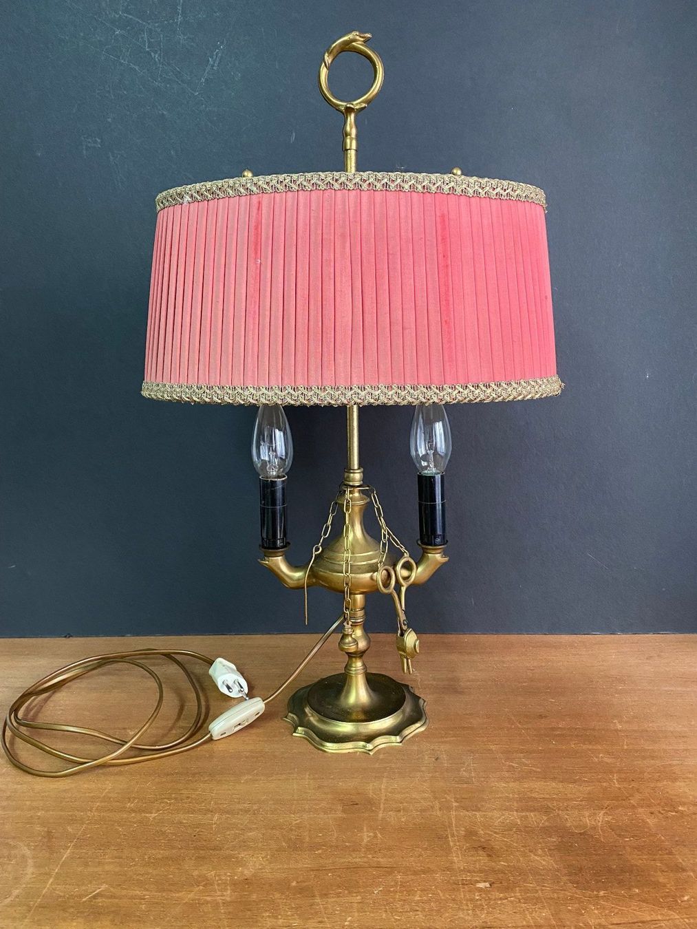 Lampade: Vintage Elégante Florentiner Lampe – Usato da Schaffhausen venduto da vintageville 2