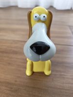 Brillenhalter, Hund Figur gelb braun grosse Nase 