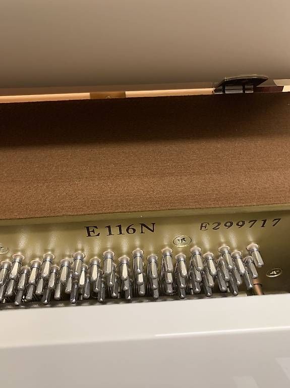 Strumenti musicali: Yamaha E116 weiss poliert – Usato da Niederhasli venduto da Musikhaus-Ammann 1
