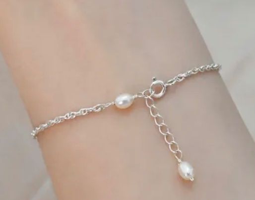 Armbänder & -reifen: Silber Armband mit Süsswasser Perle – Neu und originalverpackt aus Zuzwil SG von Lemliskat 3
