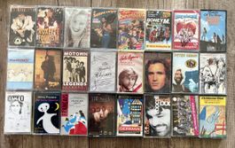 Kassetten Sammlung: 24 Stück, Oldies, Pop, Diverse!
