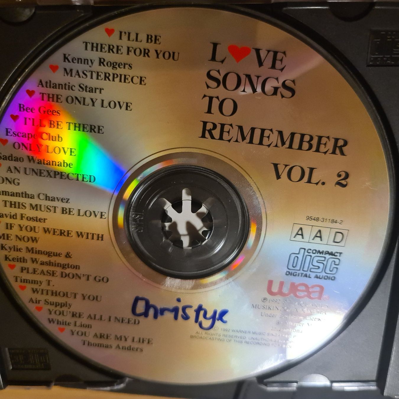 CD: CD Love songs to remember – Usato da Dintikon venduto da Vexi 2