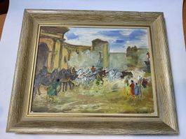Gemälde W. Ehrismann 34x44 cm   B 52#
