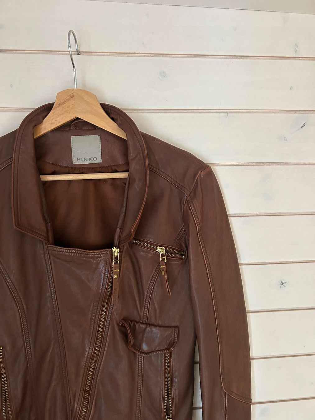 Pinko Giacche: Pinko Lederjacke - Gr. 36 – Usato da Illnau venduto da Monkky 3