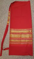 Roter Sarong/ Wickelrock, traditionell, Thailand Style