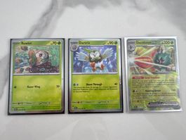 Decidueye ex Box Promos Cosmo Holo Rowlet - Dartrix English