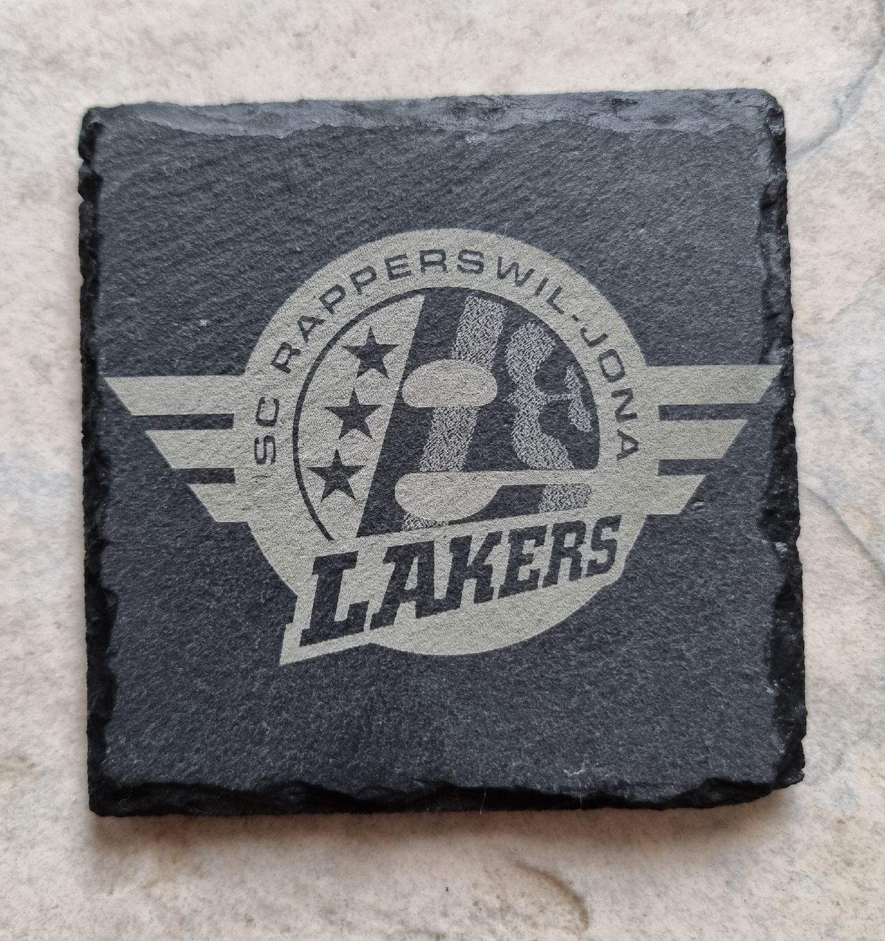 Untersetzer: Schweizer Eishockey Logo's auf Schiefer Untersetzer 4er Pack – Neu (gemäss Beschreibung) aus Rottenschwil von tob_h7ld 2