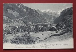 Alte AK Wilderswyl, gelaufen1905 !