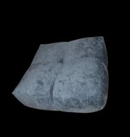 pouf bleu
