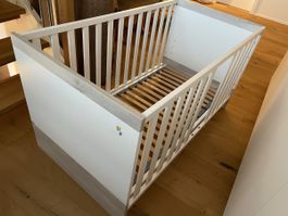 Paidi Kinderbett, höhenverstellbar, inkl. Matrazze