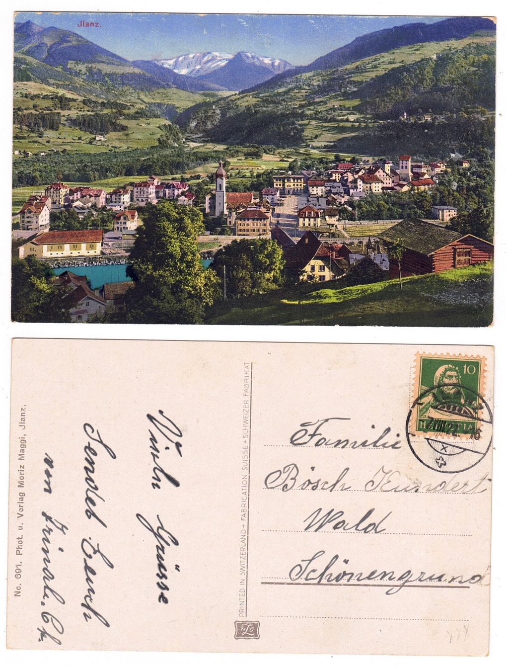 Cartes postales: Ilanz – D'occasion à La Tour-de-Peilz par amjust