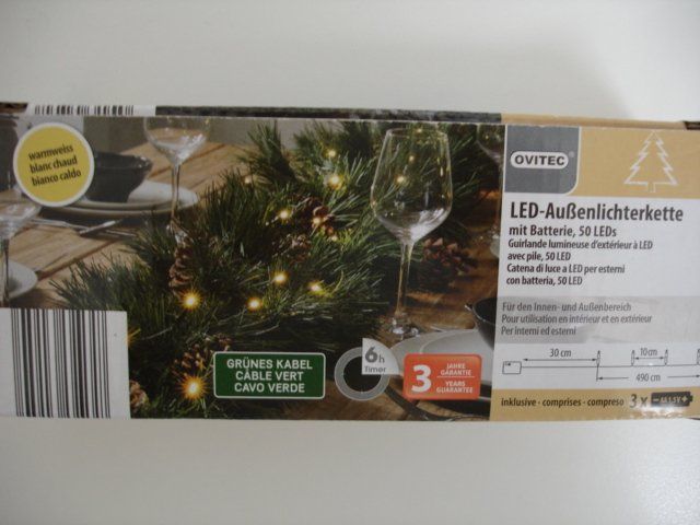 Guirlandes lumineuses: Festliche LED-Aussenlichterkette – D'occasion à RAMLINSBURG par AUDITT1999 1