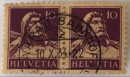 Nr.184 Paar mit Vollstempel
