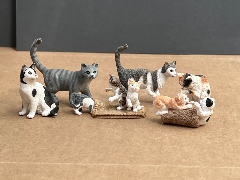 6 Schleich Katzen Katze | Kaufen auf Ricardo