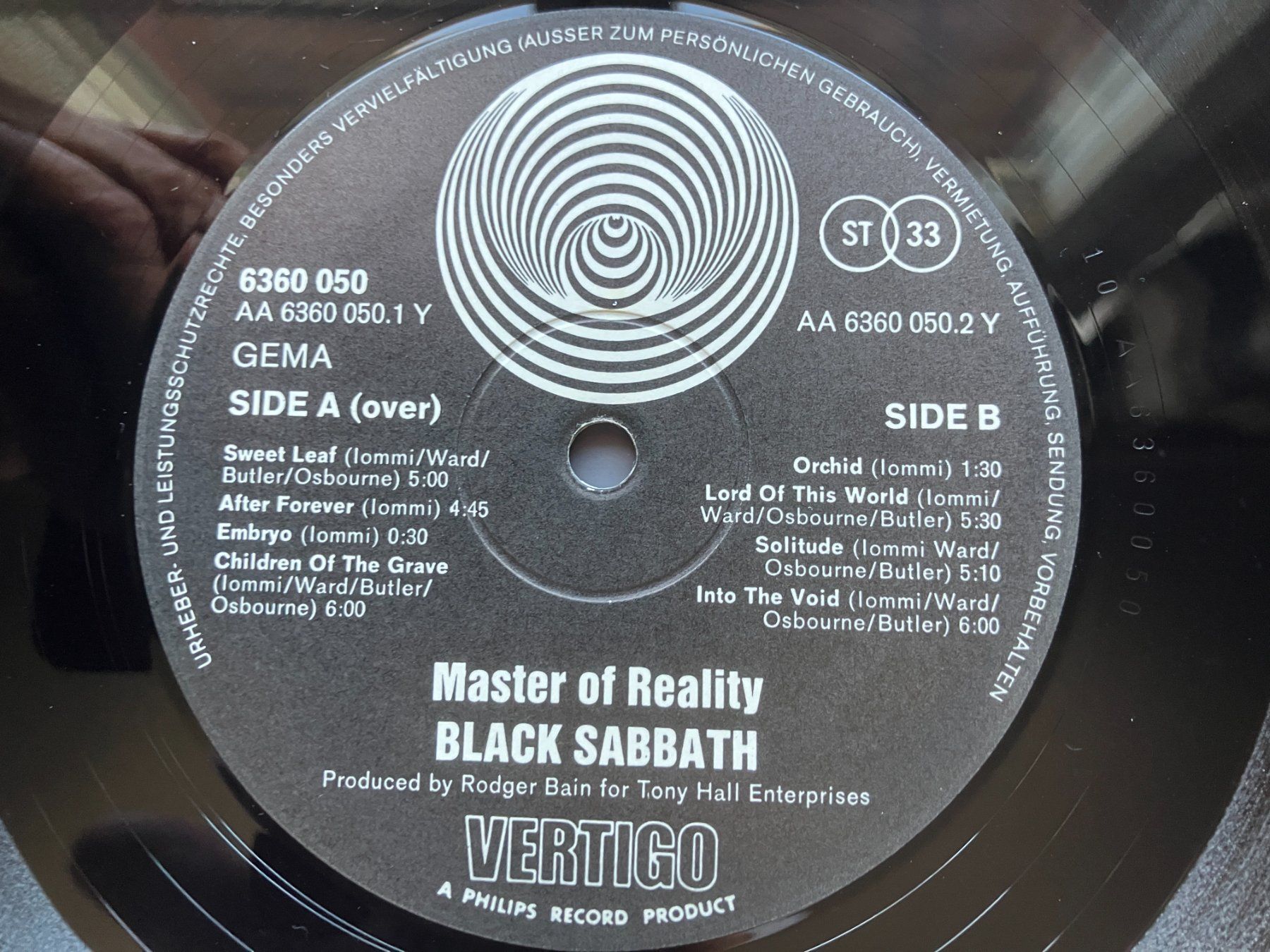 Schallplatten: Black Sabbath – Gebraucht aus Aarwangen von Jukebox3 7