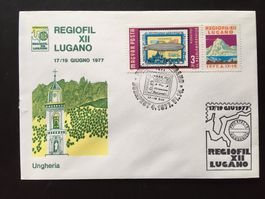 Regiofil XII Lugano 1977 - Ungarischer Sonderbrief