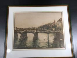 ⭐ Maria LaRoche, Basel, Alte Rheinbrücke mit Möwen