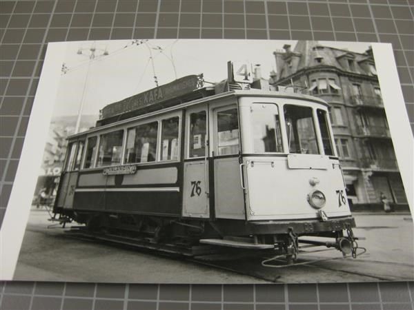 Ansichtskarten: AK  Neuchâtel Tram Motorwagen – Neu (gemäss Beschreibung) aus Malters von Marosko