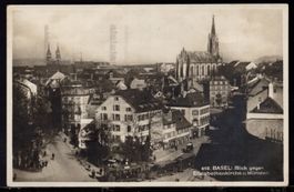 Basel;  Restaurant STEINECK - Tram - Oldtimer