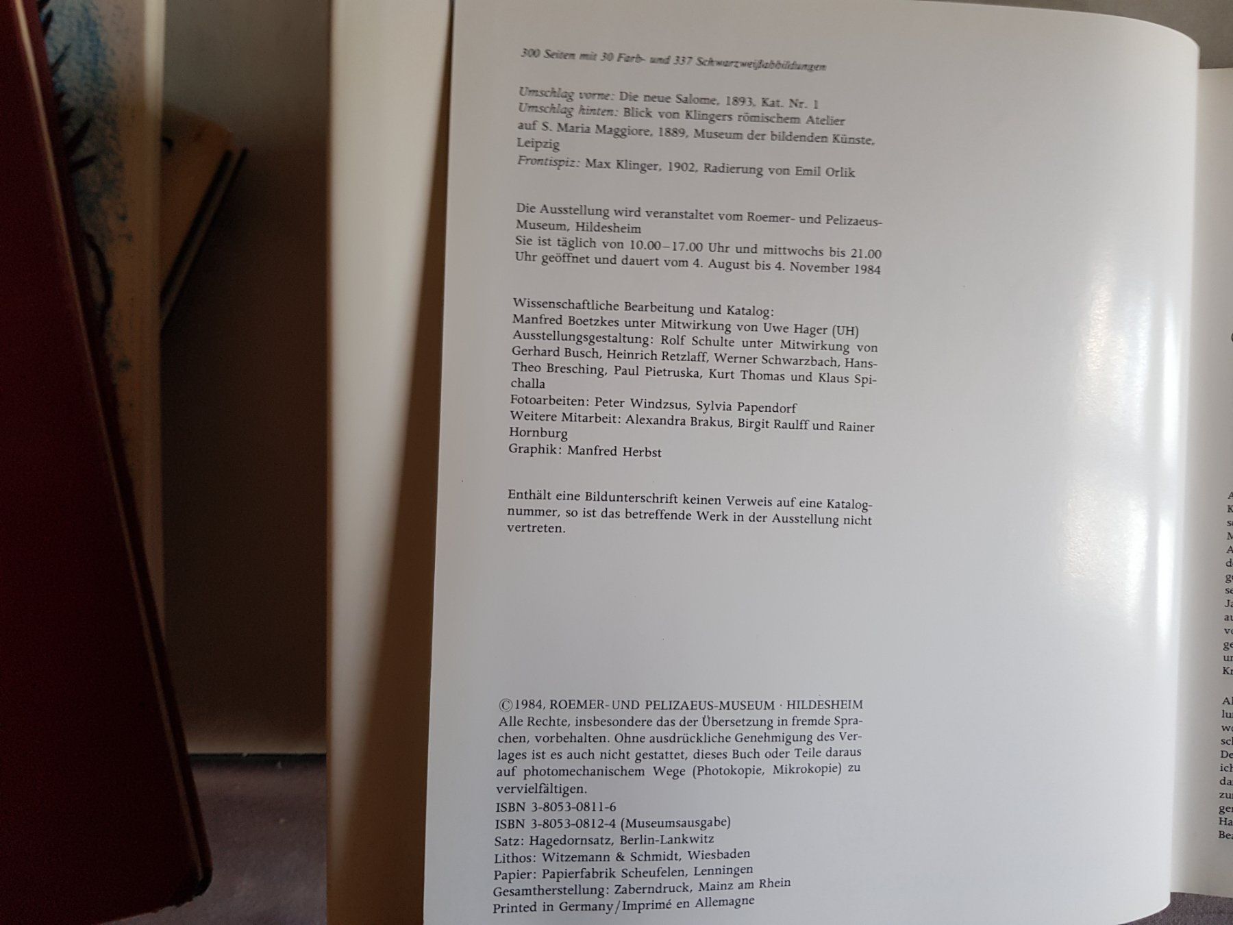 Bücher: Max Klingler 1857-1920 / Kunst Buch 1984 – Gebraucht aus Walterswil BE von Lonitti 9