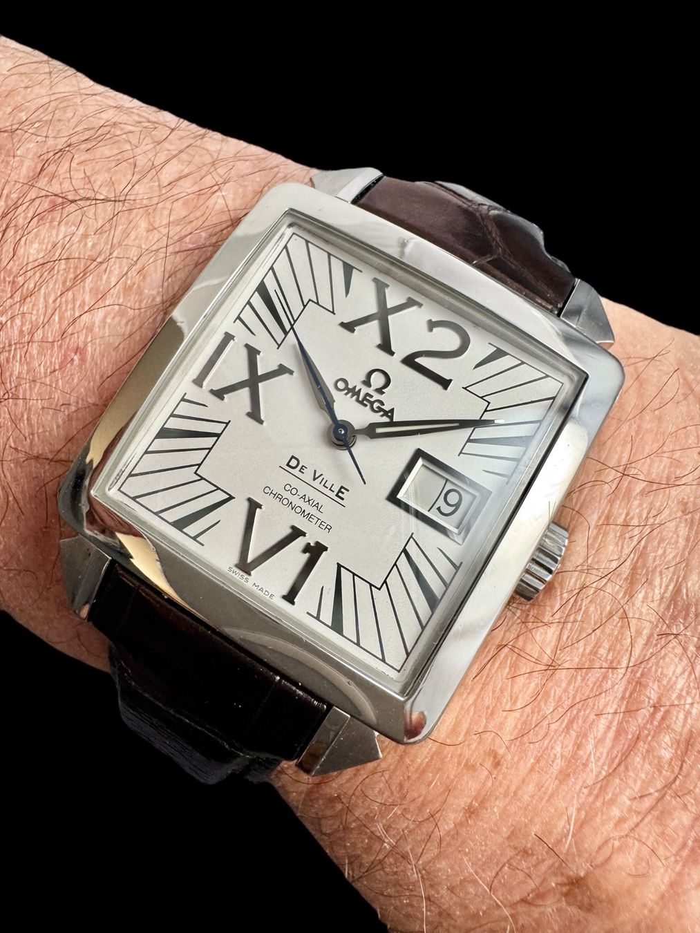 Omega Uhren: Omega De Ville Chronom. Datum CoAxial Automatic Set *U1108 – Gebraucht aus Zürich von GalerieInauen 5