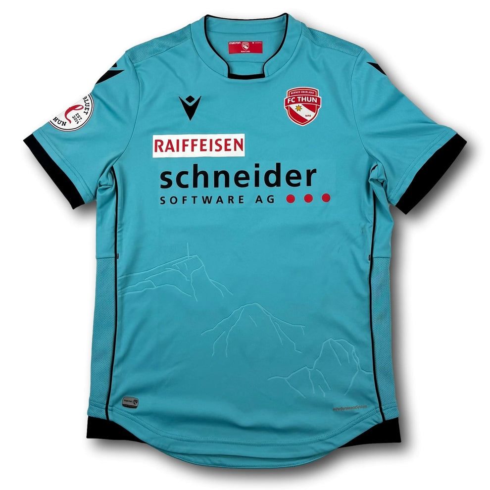 FC Thun Canottiere & Pantaloni: FC Thun - 2019-20 - Heim - M - Macron - Rapp – Usato da Bolligen venduto da ToTheJerseyEquipment 1