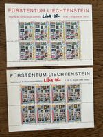 Liechtenstein 2002 postfrische Bögen / frankaturgültig