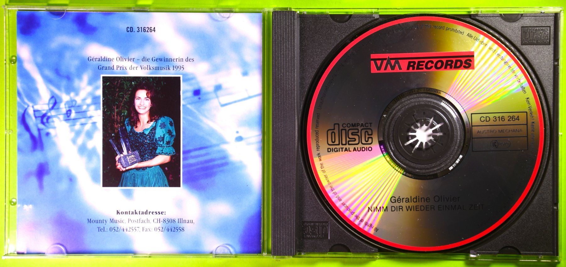 CD: GÉRALDINE OLIVIER / NIMM DIR WIEDER EINMAL ZEIT ! – Nuovo (secondo la descrizione) da Luzern venduto da piro12 2