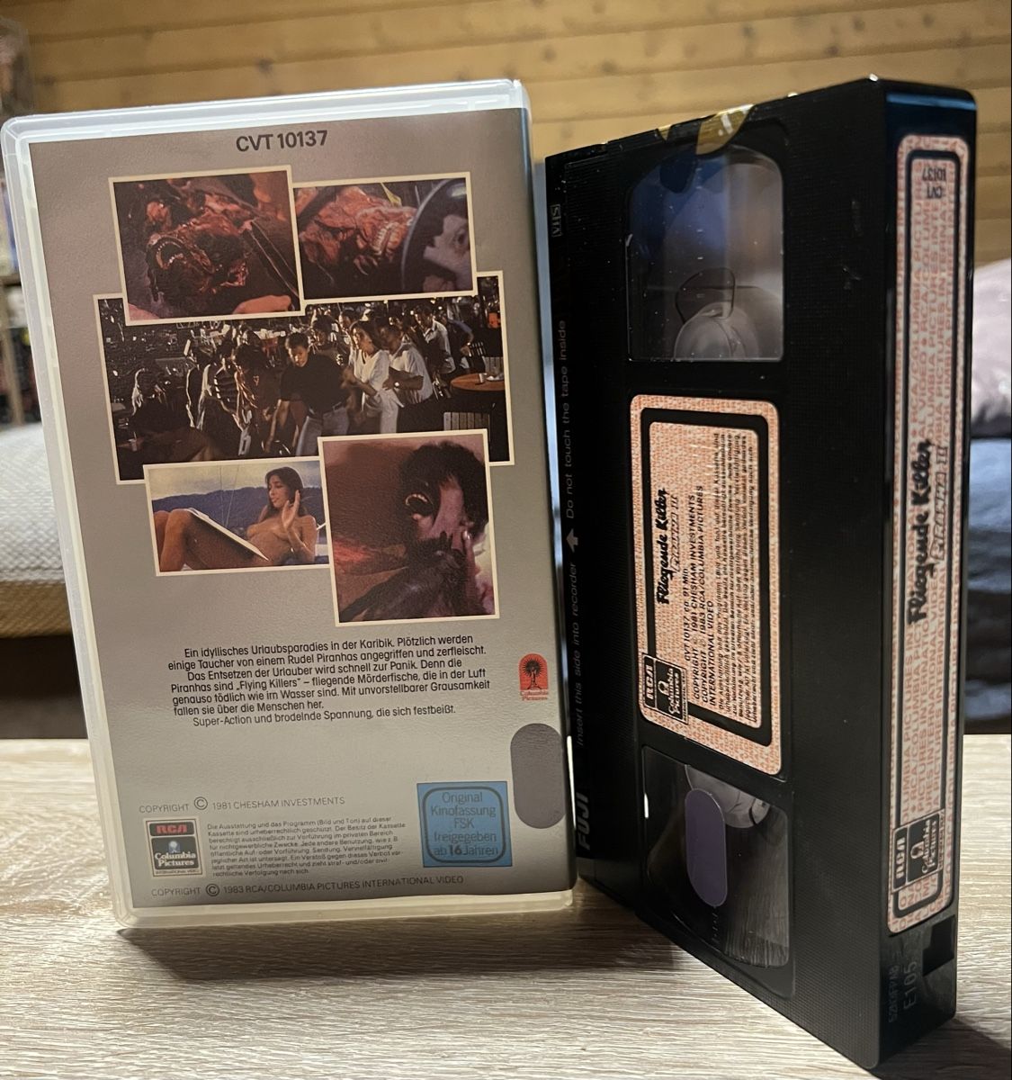 Tutti i VHS: VHS Piranha 2 Fliegende Killer – Usato da Aadorf venduto da Schwarzschlumpf1972 1