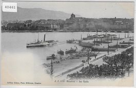 Geneve - La Rade - Salon-Bateau "Simplon" Dampfer