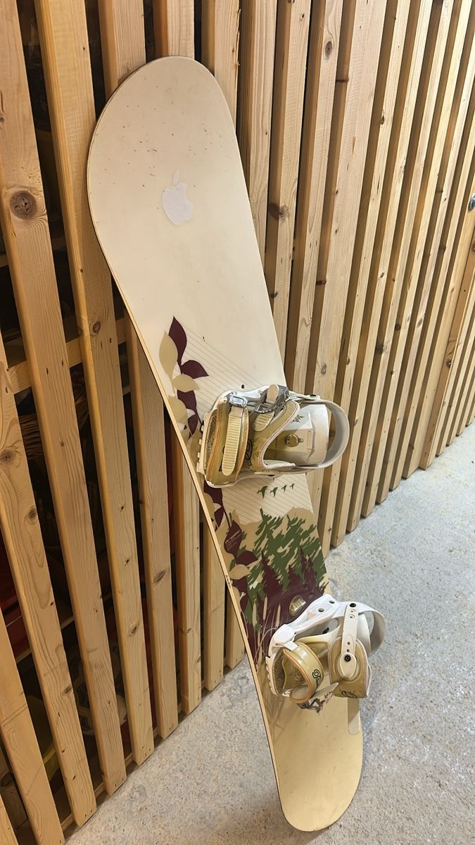 Board: Snowboard brun et blanc – Usato da Neyruz FR venduto da vbeguelin