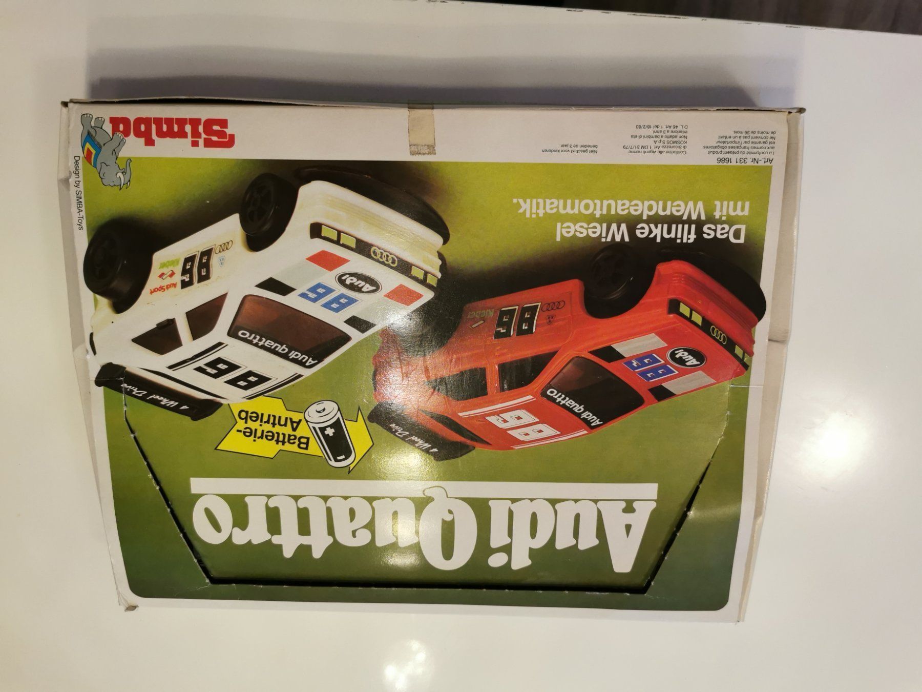 Fahrzeuge für Kinder: Audi Quattro simba – Neu und originalverpackt aus ZERNEZ von joaofonseca 1