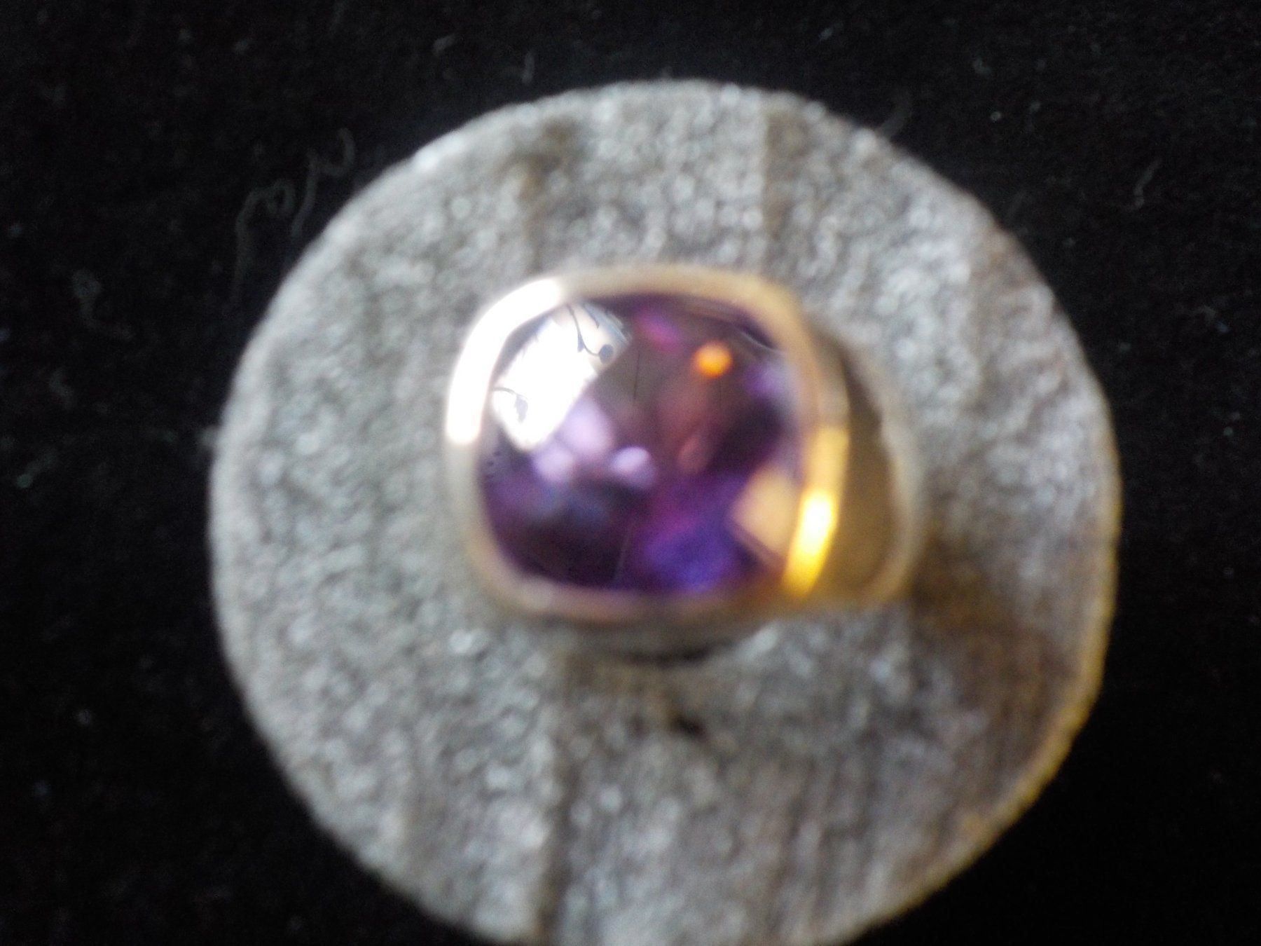 Anelli: Ring Silber/Amethyst, Durchm.52, (6) – Nuovo (secondo la descrizione) da Muri b. Bern venduto da Silberqualle 1
